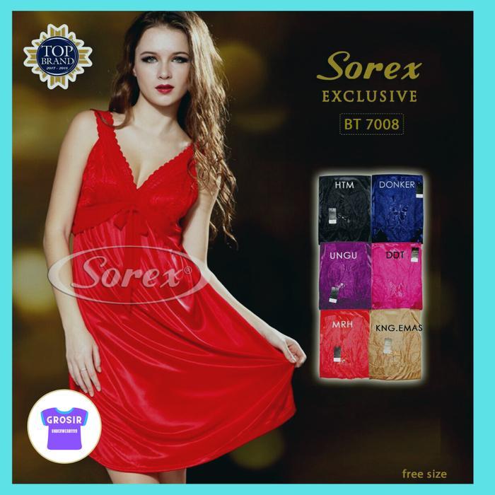 Baju tidur wanita lingerie Satin SOREX Exlusive BT 7008 ISI-1 PCS