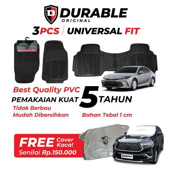 Durable Karpet Mobil VW Tauran 3pcs PVC Universal - Begie