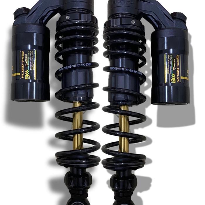 SHOCK BREAKER BELAKANG RCB PREMIUM FLOW-PRO SUSPENSION RCB ABSORBER UNIVERSAL FLOW PRO(G-BK) 320MM &