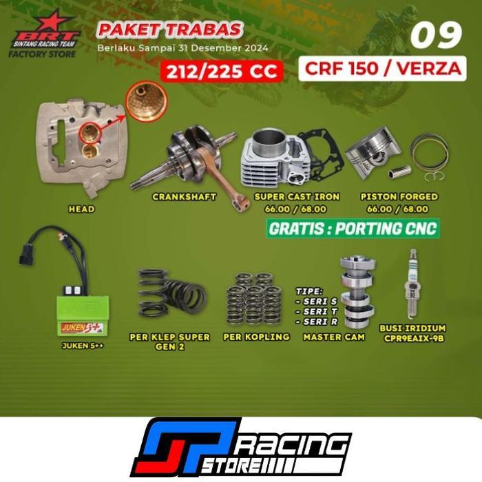 Original BRT PAKET TRABAS 12 CRF 150