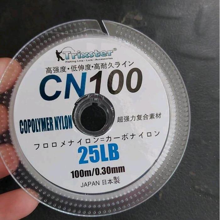 COD SENAR PANCING SIZE 0.30 MERK CN100 PANJANG 100 METER READY SESUAI FOTO WARNA PUTIH BENING