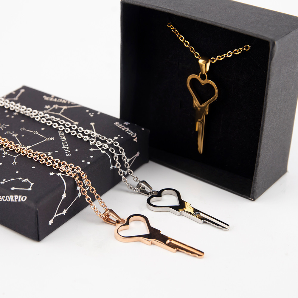 Heart Shaped Chastity Key Necklace Accessory Fits All Cages In Our Store Integrated Locks Key Holder