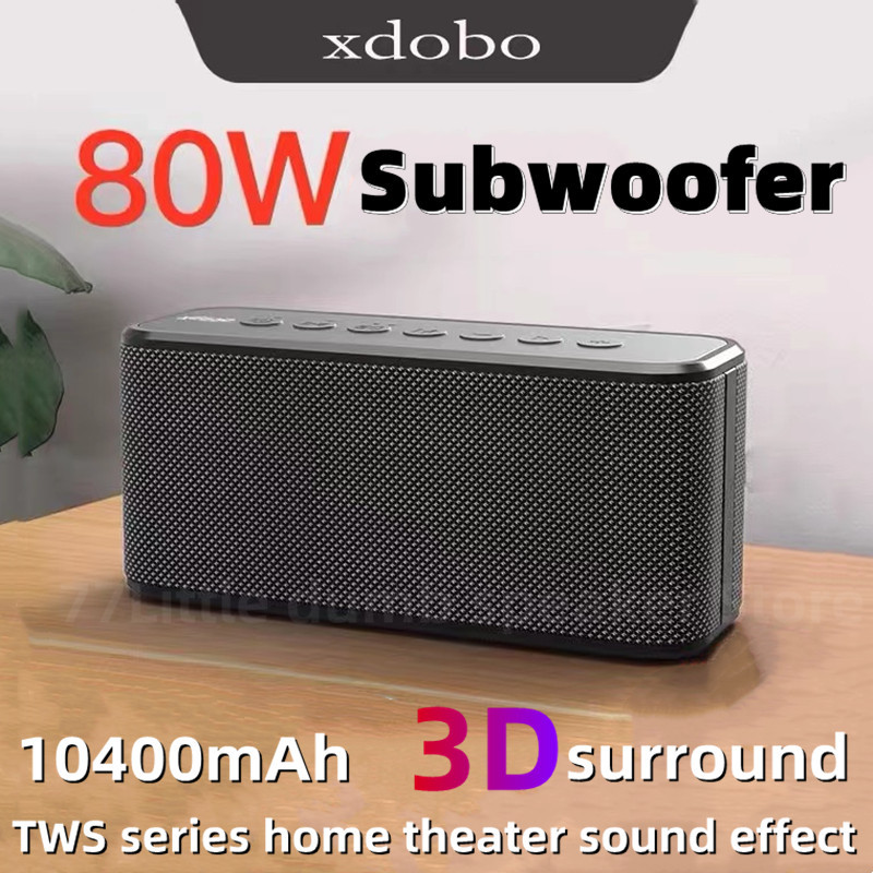 XDOBO X8 Plus Wireless Bluetooth Speaker Portable Sound Column Ultra-high Power 80W Subwoofer For Mo