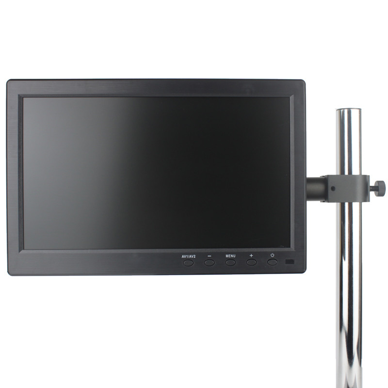 HDMI VGA  AV Industrial Monitor 10.1 Inch LCD IPS Displayer Monitor + Stand Holder For Stereo Micros
