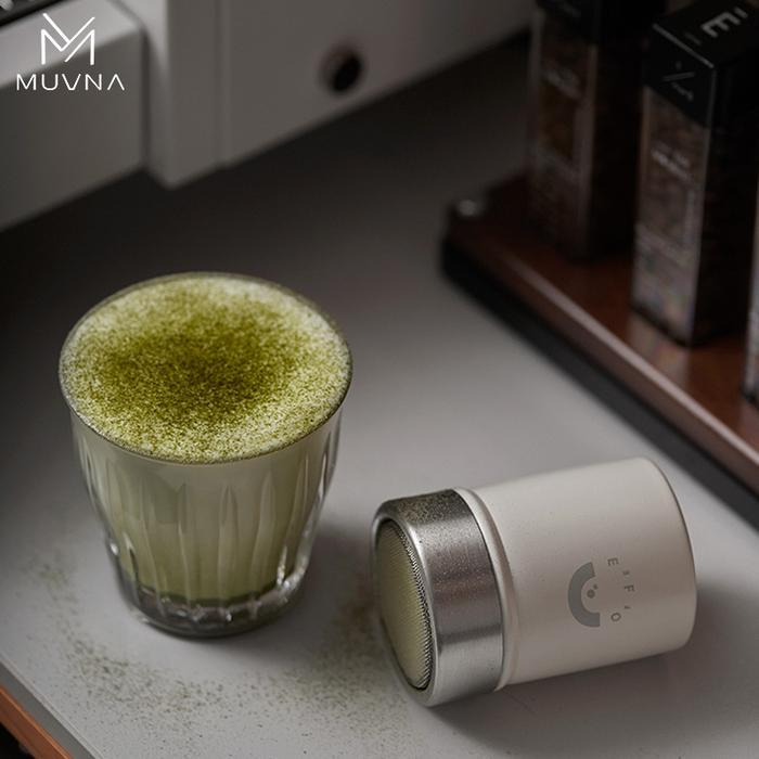 MUVNA POWDER SPRINKLER FINE FILTER MESH DISPENSER BUBUK KOPI MATCHA STAINLESS STEEL