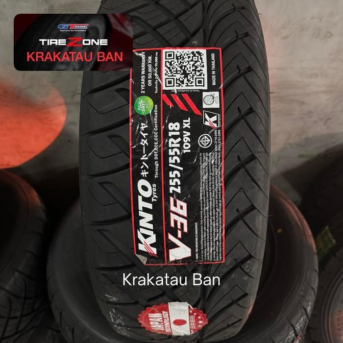 Ban mobil 255 55 18 Kinto V36 ukuran 255/55 r18 cocok untuk fortuner pajero 255/55r18
