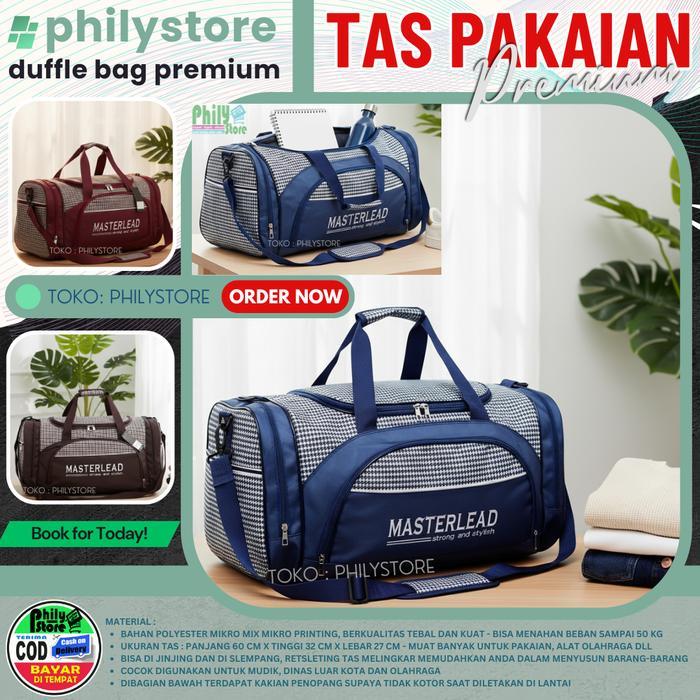 Terlaris TAS TRAVEL BAG JUMBO TAS PAKAIAN JINJING TAS BAJU TAS DUFFEL TAS PAKEAN TERBARU PRIA WANITA