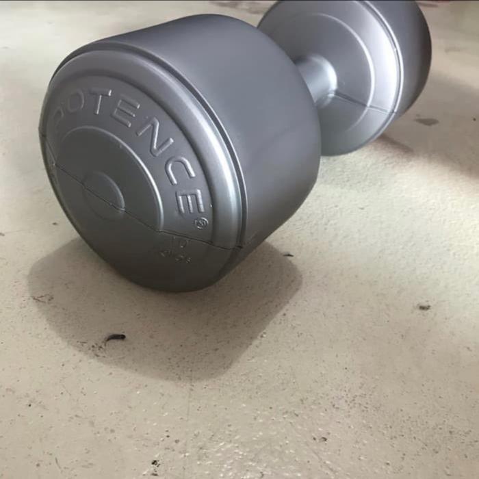 Potence Barbel 10Kg / Dumbell 10Kg / Dumbel Plastik 10 Kg