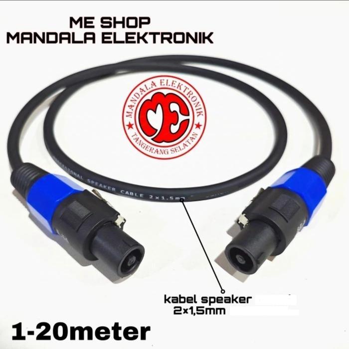 Kabel Speaker Audio Jack Spikon To Spikon Berkualitas