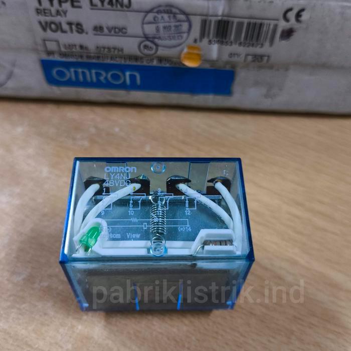 Relay Ly4N J 48Vdc 48V Dc Ly4 Original Omron