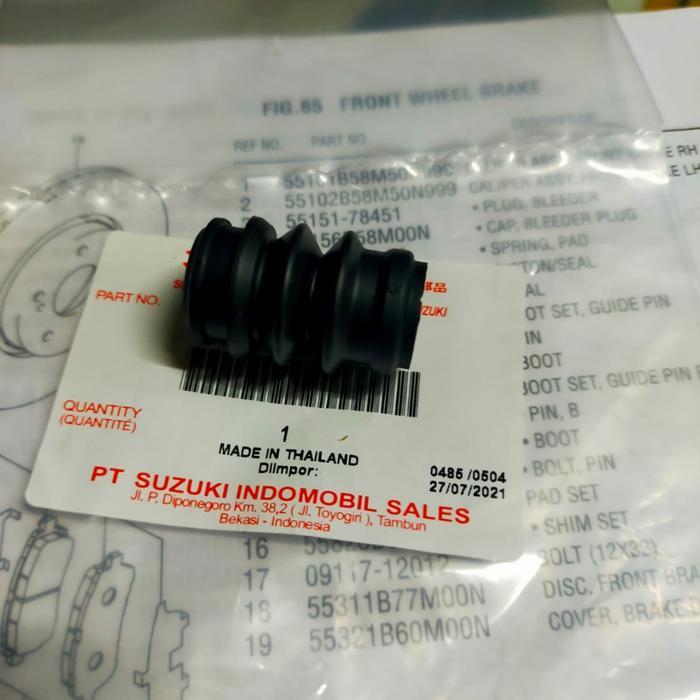 Boot Pin Caliper Depan Ertiga