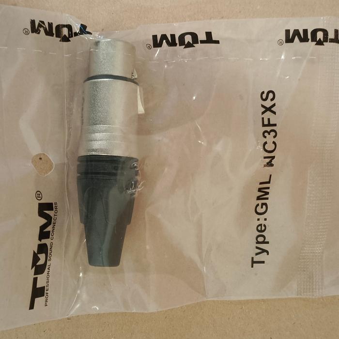 "New" jek canon xlr female tum original