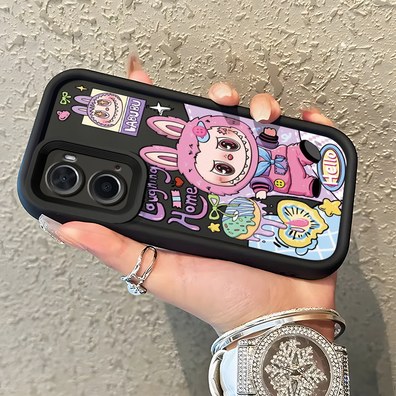 Casing Hp Untuk OPPO A36 OPPO A76 OPPO A96 Case Boneka Permen Kasing Premium Matte Cesing Compatible