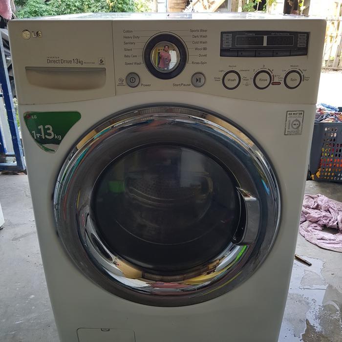 mesin cuci front loading LG 13 KG inverter
