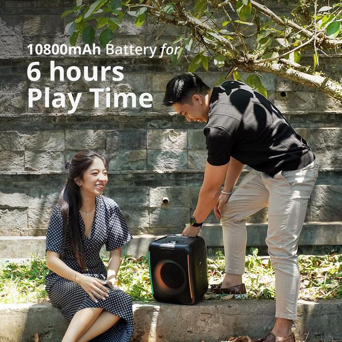 EGGEL Fortis 2 Portable Party Speaker with RGB Lights