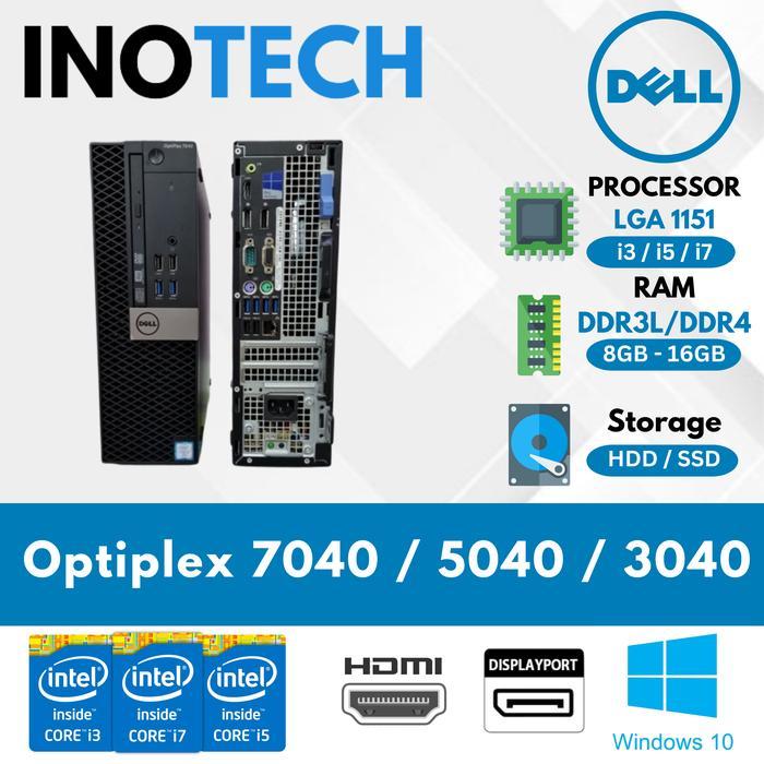 Dell OptiPlex 7040 / 5040 / 3040 SFF Core i3 / i5 / i7 Gen 6th PC SLIM