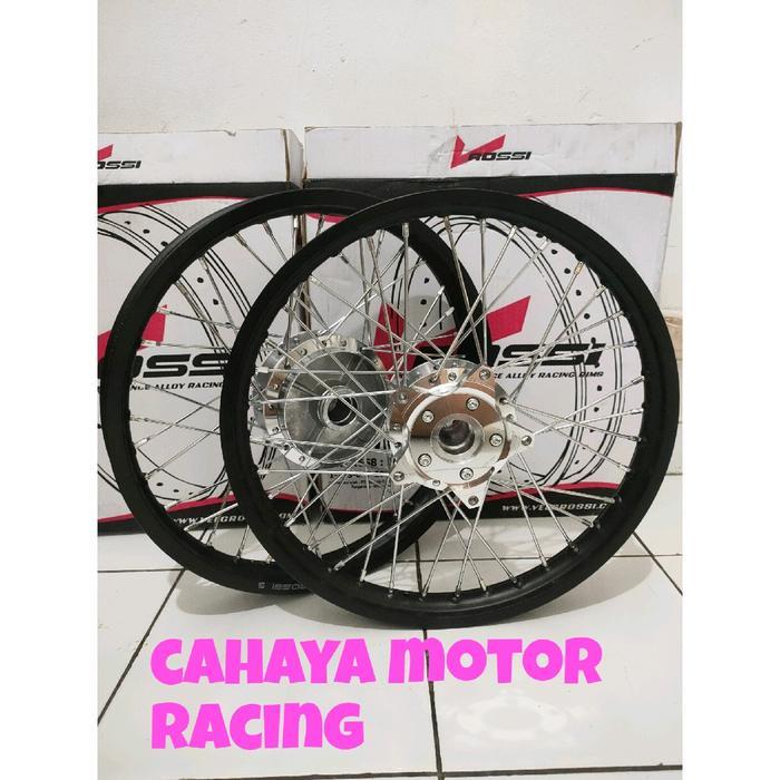 Velg V Rossi Motor Mx king150/ Mx king / tromol set jari velg plus rakitan stell jari jari langsung