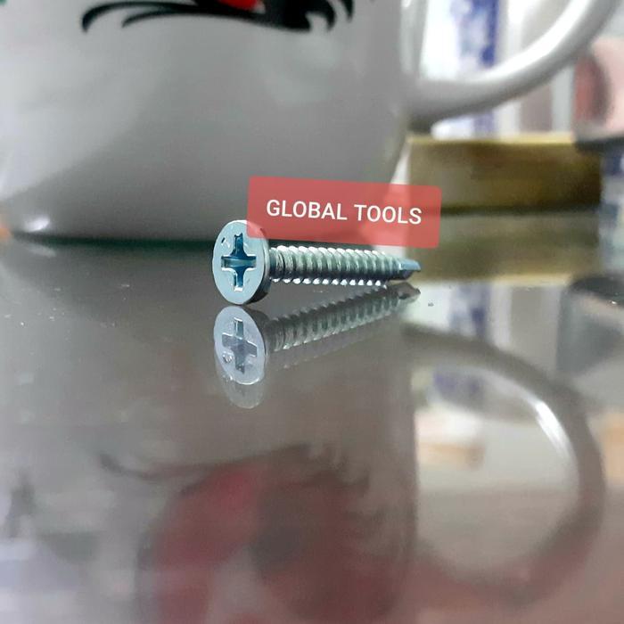 Sekrup Roofing 6 x 1 sekrup ujung sds skrup paksa 6 x 1 skrup 6 x 25