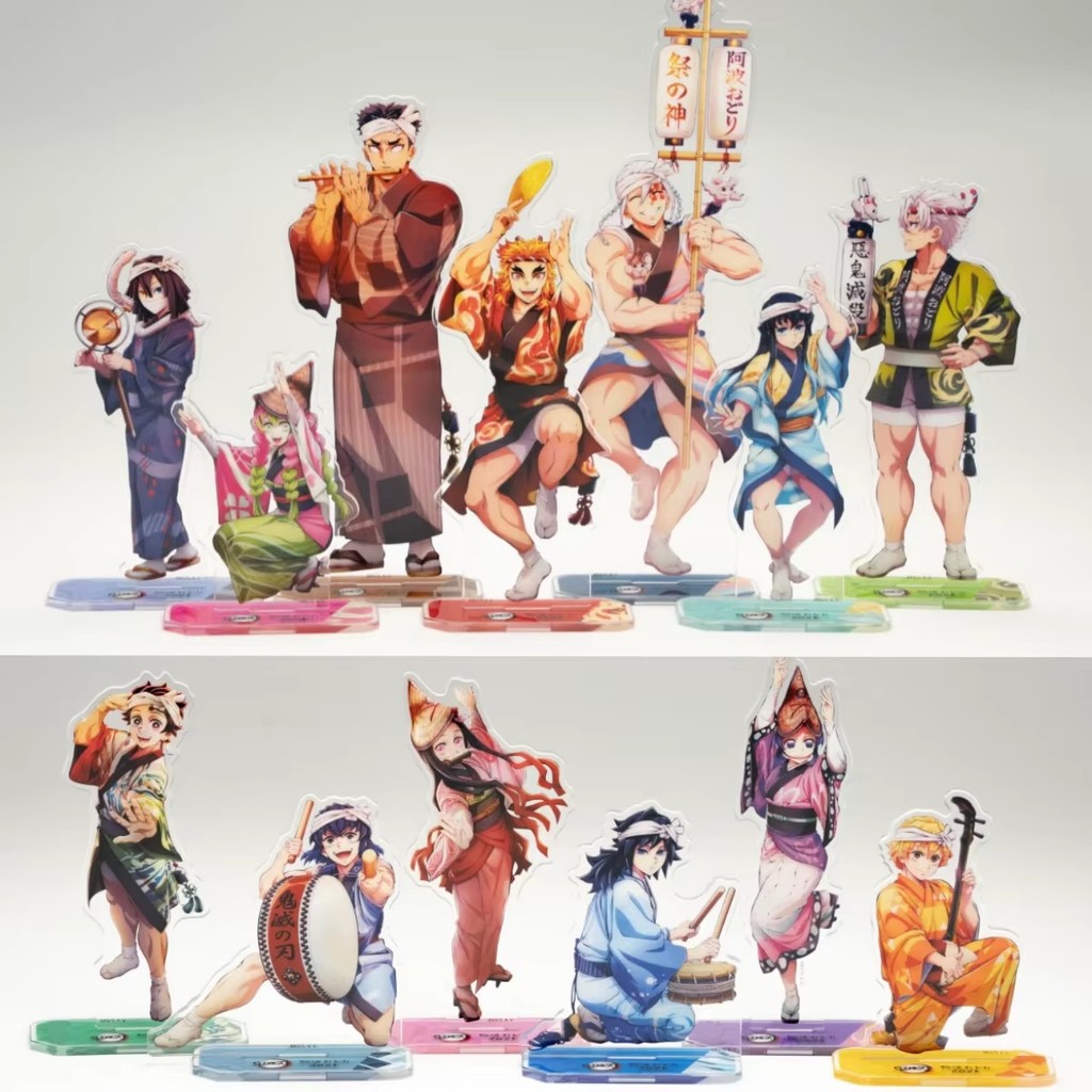 Demon Slayer Kimetsu No Yaiba Acrylic Stand Demon Slayer Tokitoru Muichiro Desktop El Ornament Anime