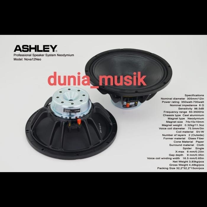 Speaker Ashley Nova12Neo 12Inch Original Co