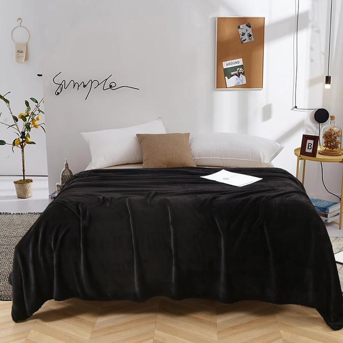 Selimut Bulu Lembut Pola Polos Uk Dewasa 150 X 200 Cm Terlaris