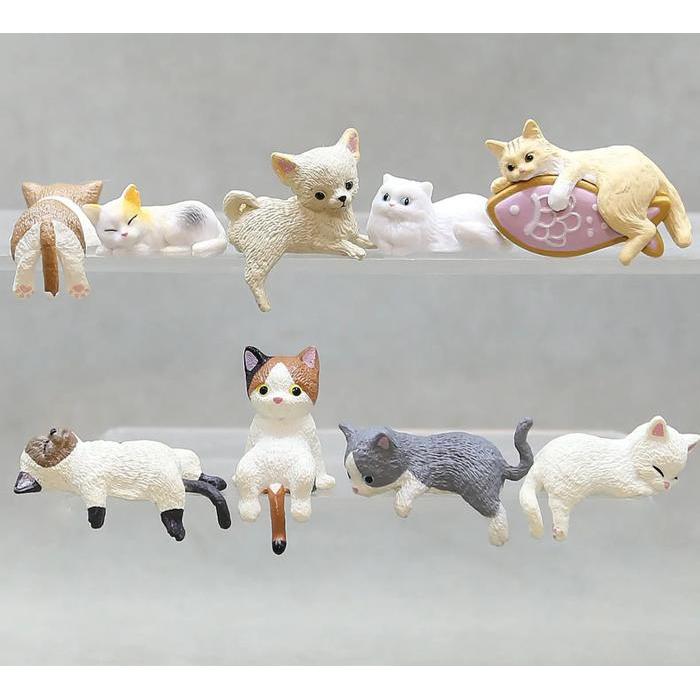 Hiasan Aquarium Anak Kucing Miniatur Maket Dekorasi Ornamen Meja Kantor Figure Hewan Anak Kucing