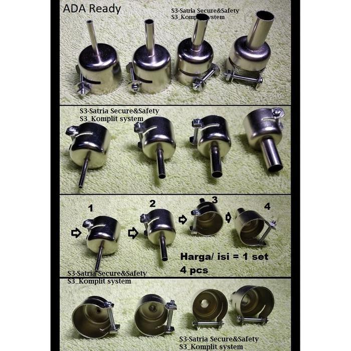 Ezren Tool Kit - Corong Solder Uap Lk8032 Mata Blower Kepala Nozzle Lion King Lk 8032