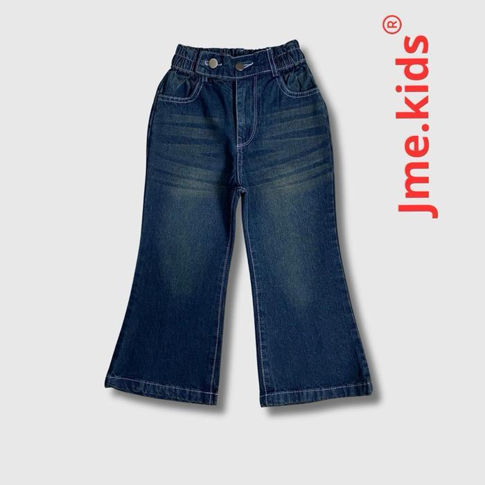 Jme Kids Cutbray - Celana Cutbray Retro Jeans Fashion Anak Perempuan Usia 4Th-13Th