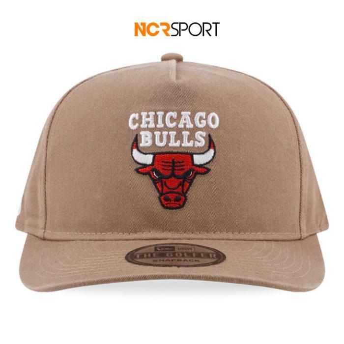 ORIGINAL TOPI BASKET NEW ERA CHICAGO BULLS OLD GOLFER CAP BEIGE 13335 READY STOCK