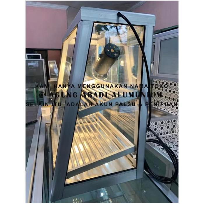 Etalase Ayam Fried Chicken 2 Rak 1 Lampu