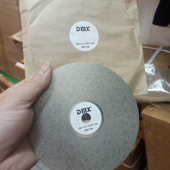 dmx diamond asah batu akik 6" / mata asah batu akik 150x12.7 #180 promo