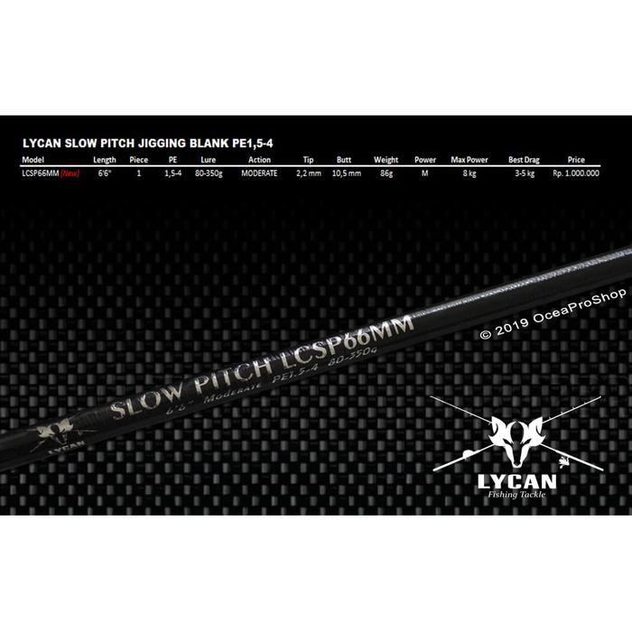 Best Seller Lycan XXX Slow Pitch Custom Blank Series Berkualitas 100% original