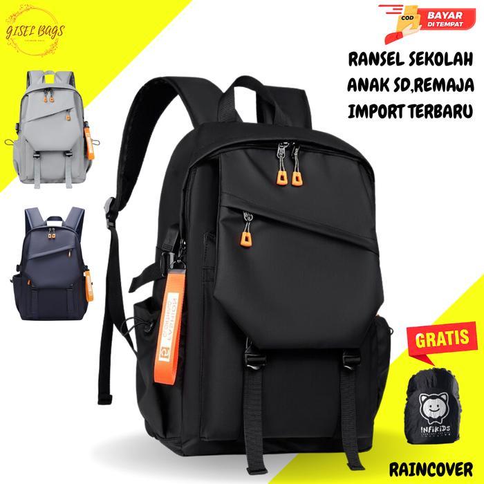 tas sekolah anak laki laki sd & remaja anti air