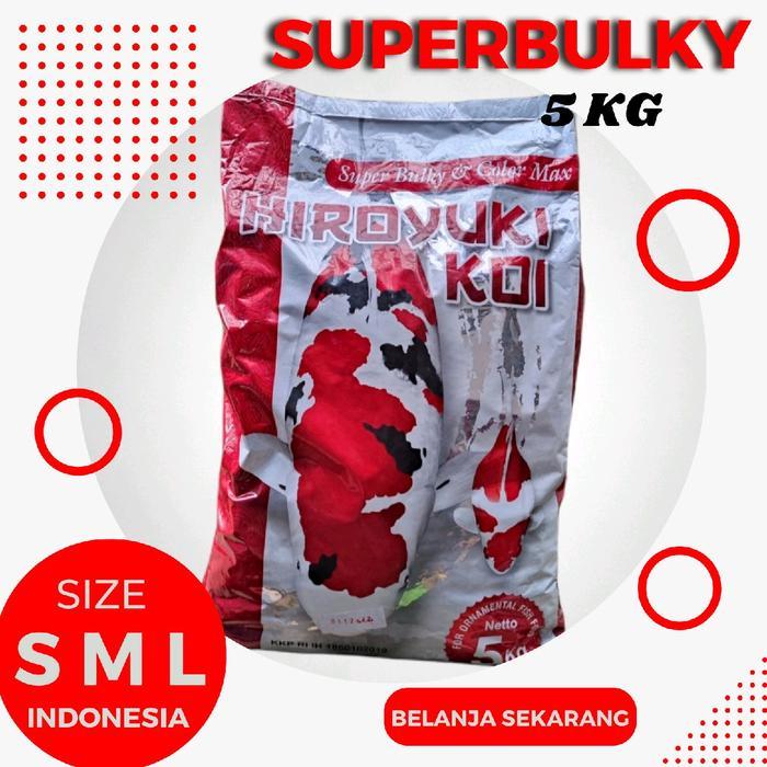 HIROYUKI SUPER BULKY 5KG PAKAN IKAN KOI PELET