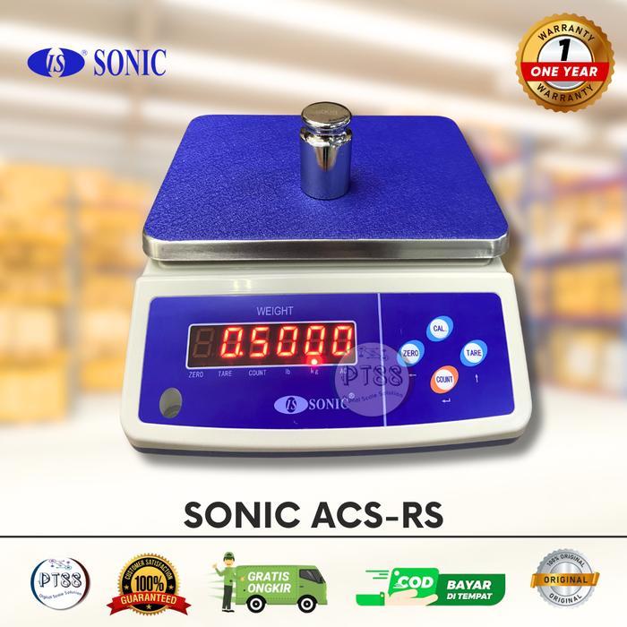 timbangan dapur digital 30kg / timbangan meja 30kg x 1g SONIC ACS-RS