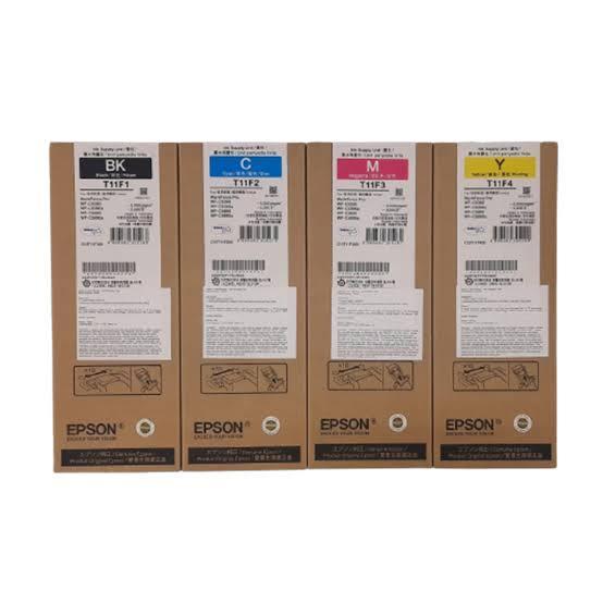 Tinta Epson T11F T11 F - Tinta Epson Wf-C5390 Wf-C5890 Original Resmi