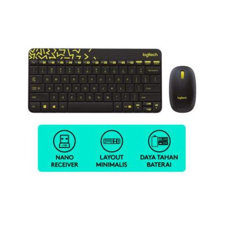 Logitech Mk240 Wireless Keyboard Dan Mouse