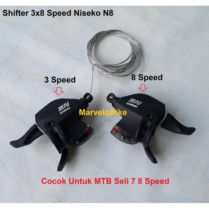 Shifter 3x8 Speed Niseko N8 United