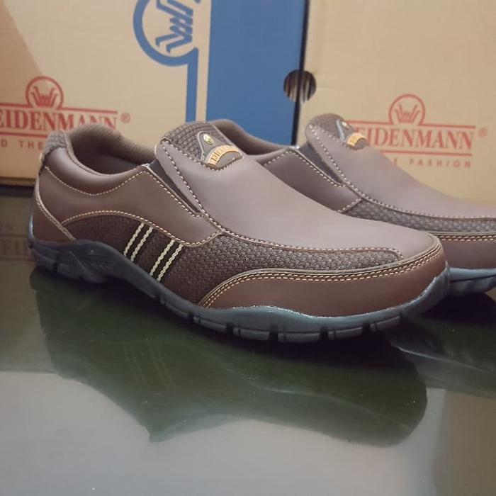 Sepatu Casual Slip On Pria Weidenmann Walker 03 Coklat