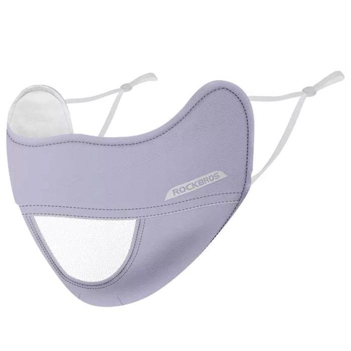 Rockbros KZ006 Purple Mask Masker Ungu Olahraga Breathable Anti UV