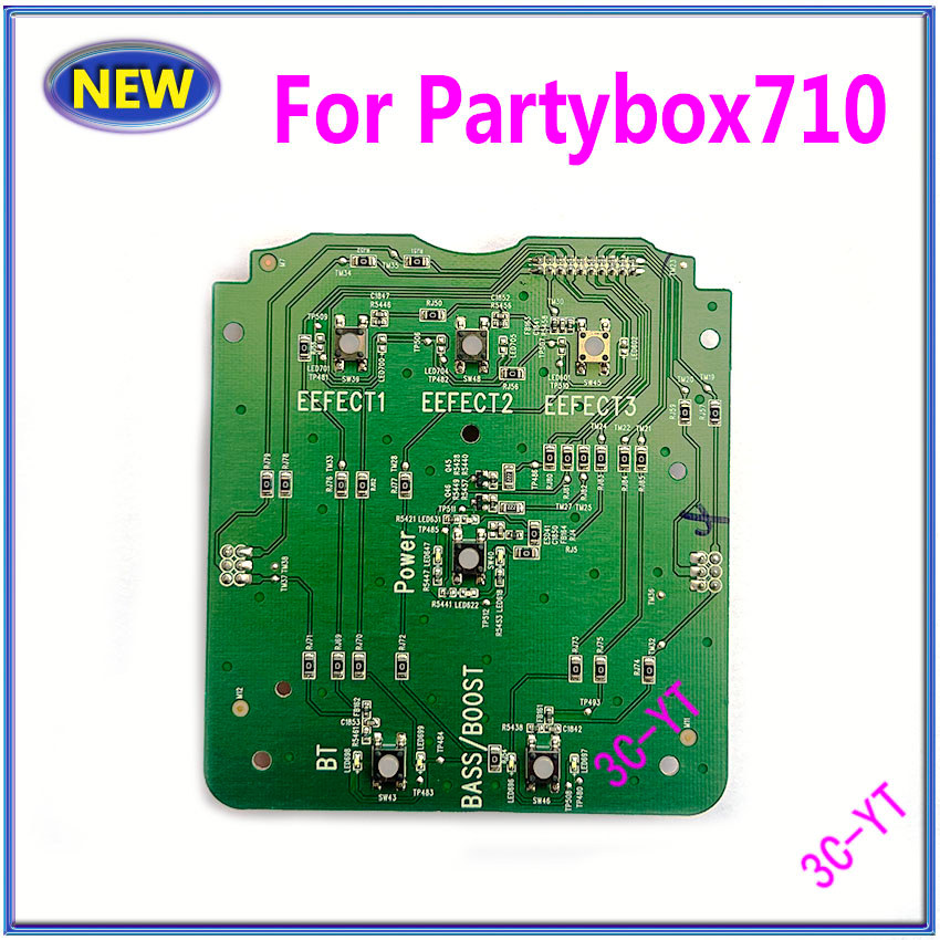 1pcs Original Key Switch Button Board For JBL Partybox710 Party box 710 E168066 400112-062110