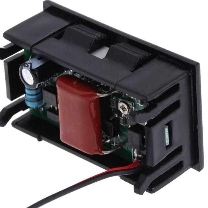 "New" Voltmeter Volt Meter AC Digital 220V 220 v Merah Untuk Listrik PLN