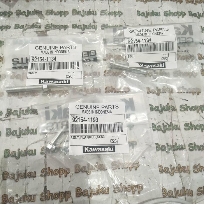 BAUT TUTUP GEAR DEPAN NINJA RR ORII