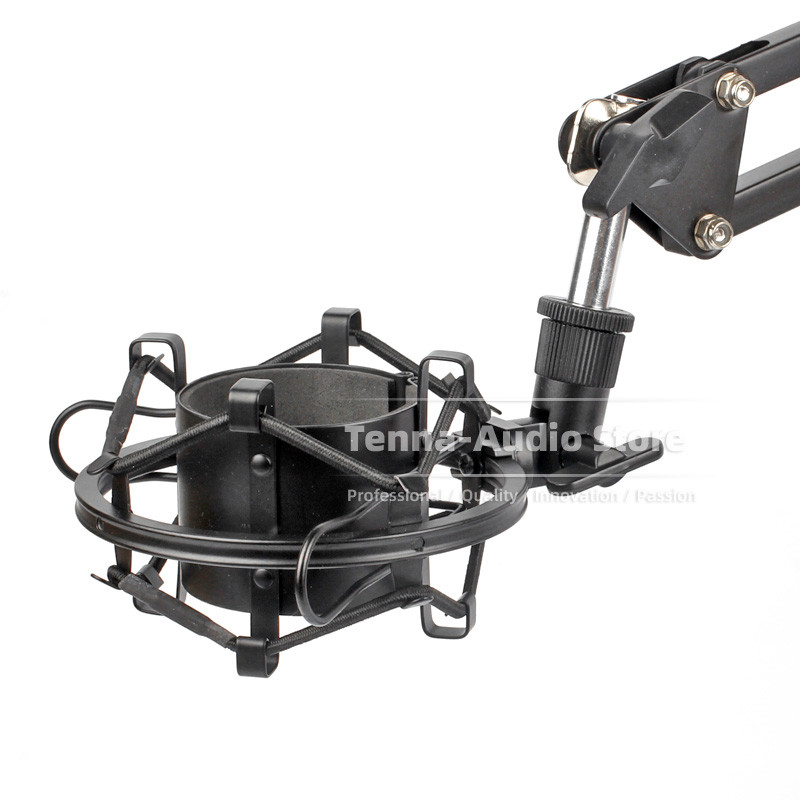 For Behringer C-1 C-3 C-1U C 1 3 C1 C3 Microphone Stand Tabletop Clamp Suspension Mic Boom Arm Shock