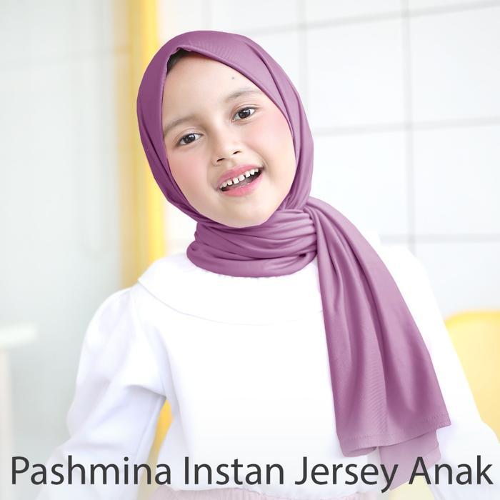Pashmina Instan Anak Lebanon Jersey Premium