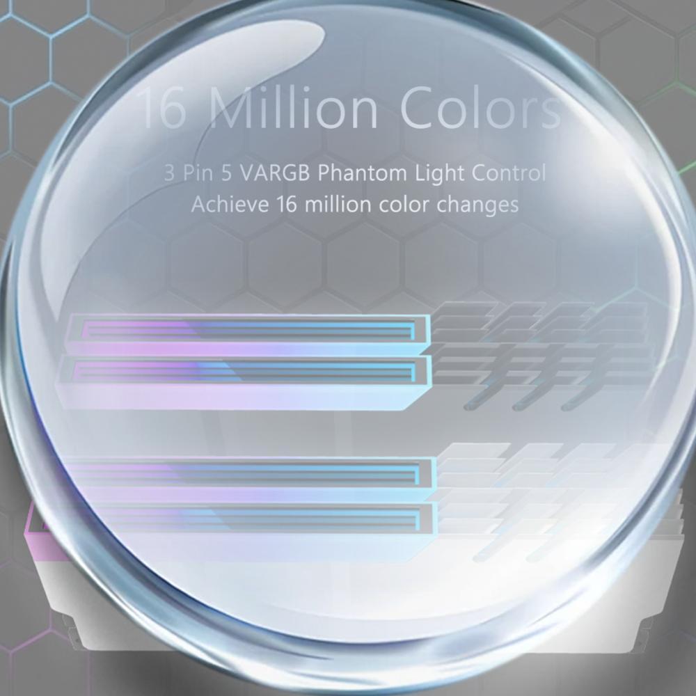 Ram Radiator Heat Sink DDR4 DDR5 Ram Cooler Radiator 5V 3PIN ARGB AURA Sync Aluminum Alloy Heat-resi