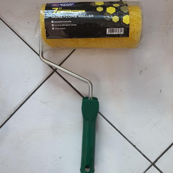 Kuas Roll Cat Tekstur Honeycomb Texture Roller Rol Nippon Paint