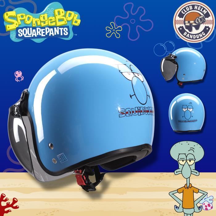 Helm Anak Retro Spongebob Mr Crab Squidward Patrick