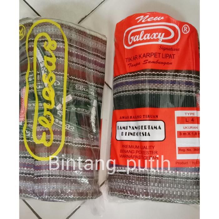 TIKAR GULUNG LIPAT / TIKAR PIKNIK / TIKAR LIPAT TENUN /TIKAR SERBAGUNA