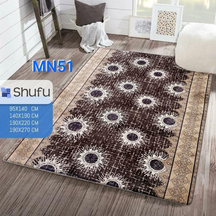 Karpet Busa Shufu Malaysia 190x270 jumbo / Karpet import / Motif IN Minimalis